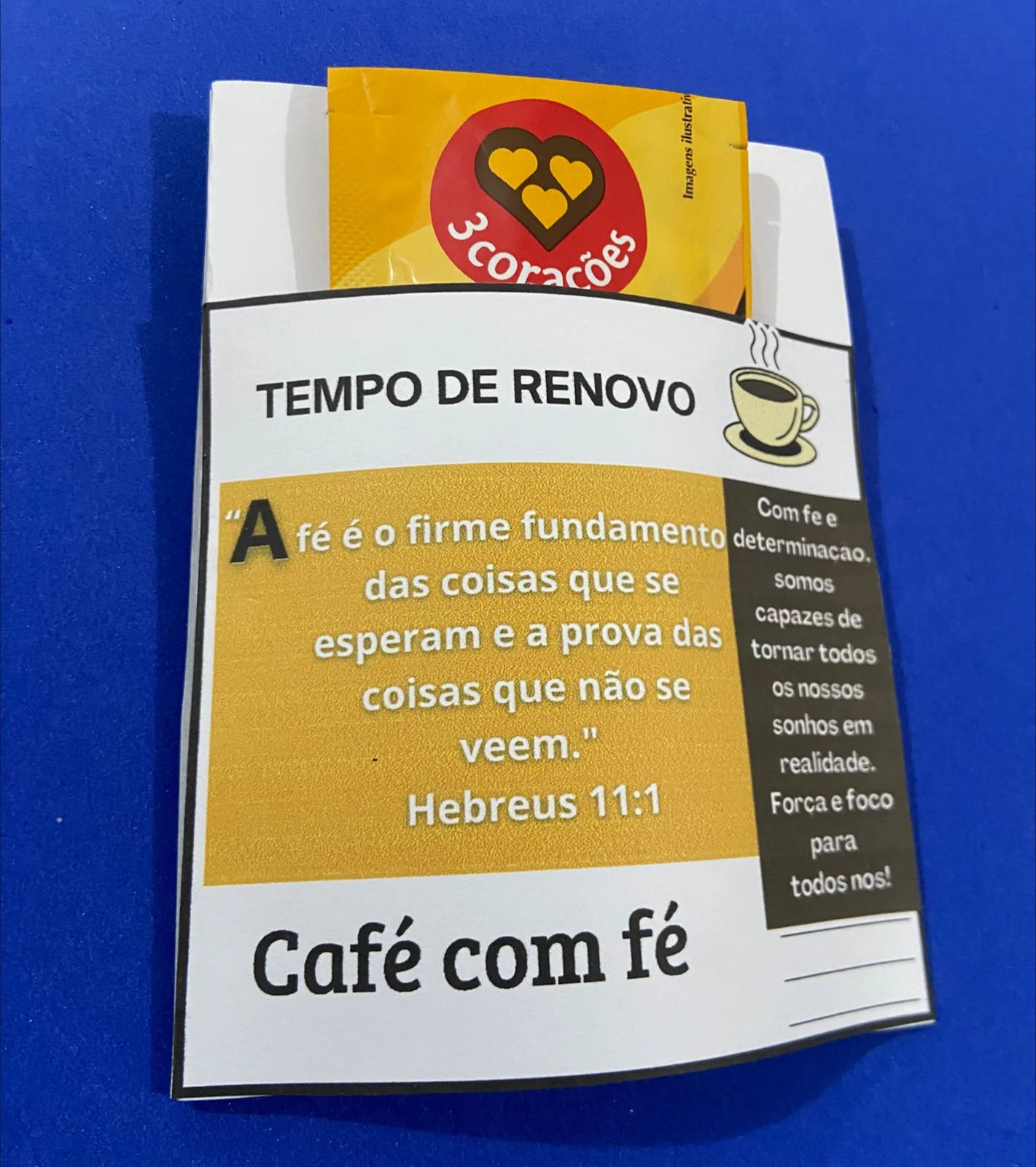 Café com fé 2026 – lembrancinha para professores - Imagem 2