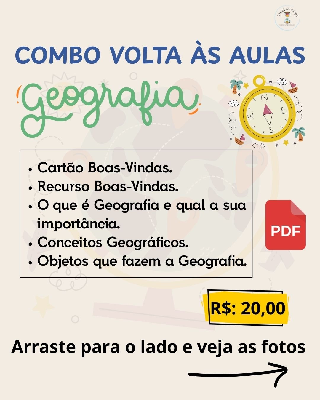 Combo volta às aulas - Geografia