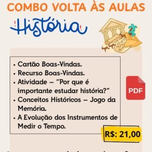 Combo volta às aulas – História