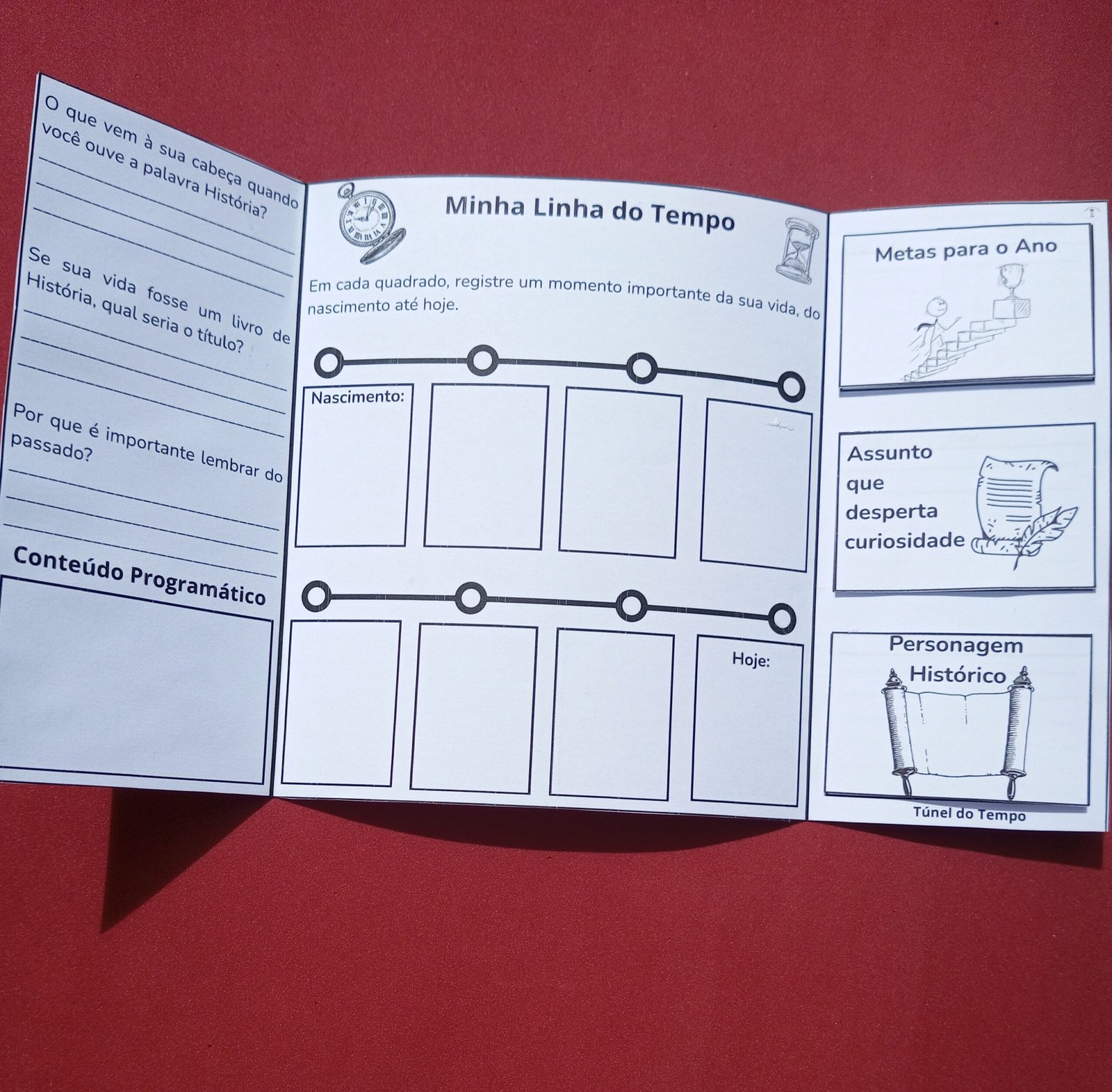 Boas-Vindas História (Lapbook) - Imagem 2