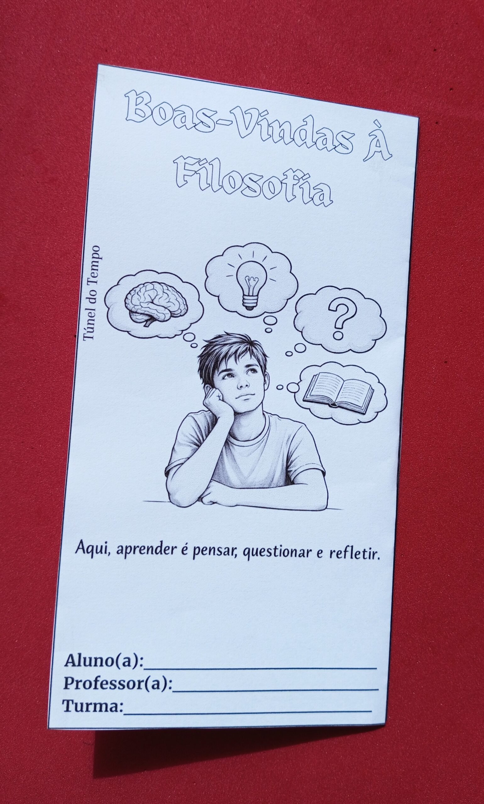 Folder de Boas-Vindas – Filosofia