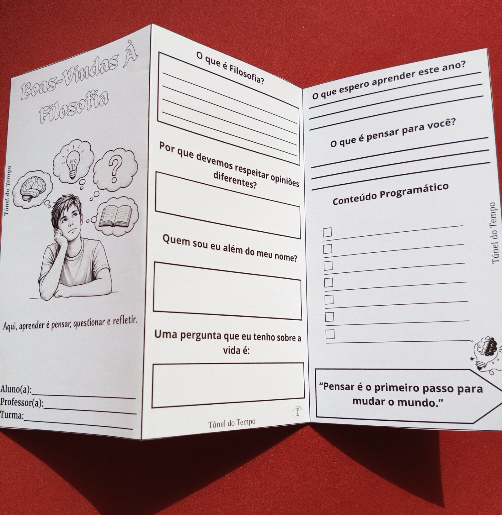 Folder de Boas-Vindas – Filosofia - Imagem 2
