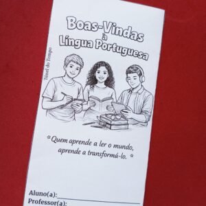 Folder de Boas-Vindas – Língua Portuguesa