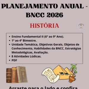 Planejamento Anual de História – BNCC 2026