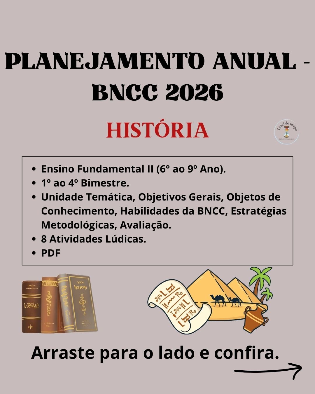 Planejamento Anual de História – BNCC 2026