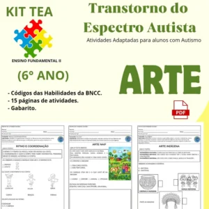 Atividades Autismo 6⁰ ano – ARTE