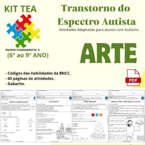 Atividades Autismo 6º ao 9º ARTE – KIT 01
