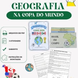 Geografia na Copa do Mundo 2026 - Kit de Atividades