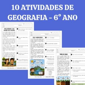 10 Atividades de Geografia - 6° Ano