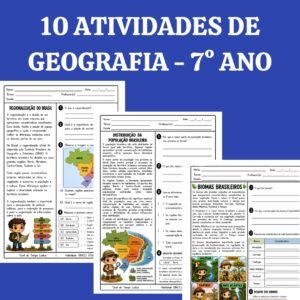 10 Atividades de Geografia – 7° Ano