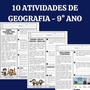 10 Atividades de Geografia – 9° Ano