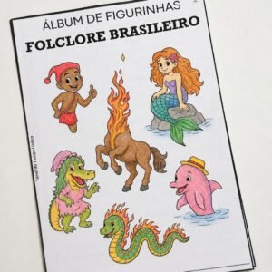 Folclore Brasileiro - Álbum de Figurinhas