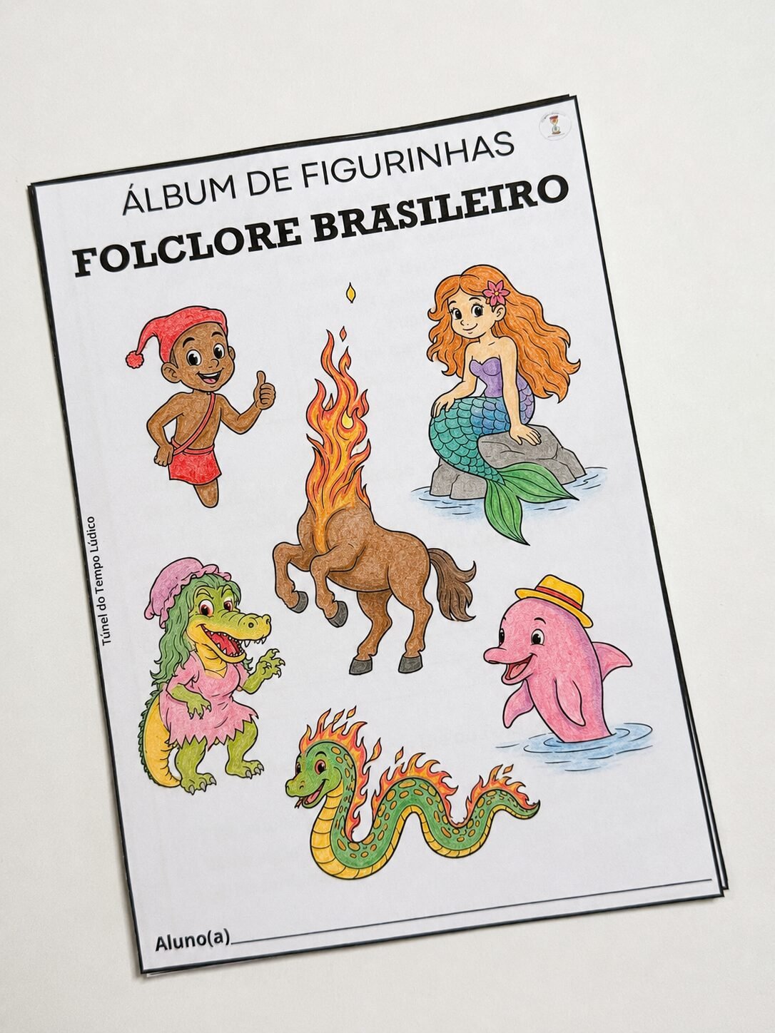 Folclore Brasileiro - Álbum de Figurinhas