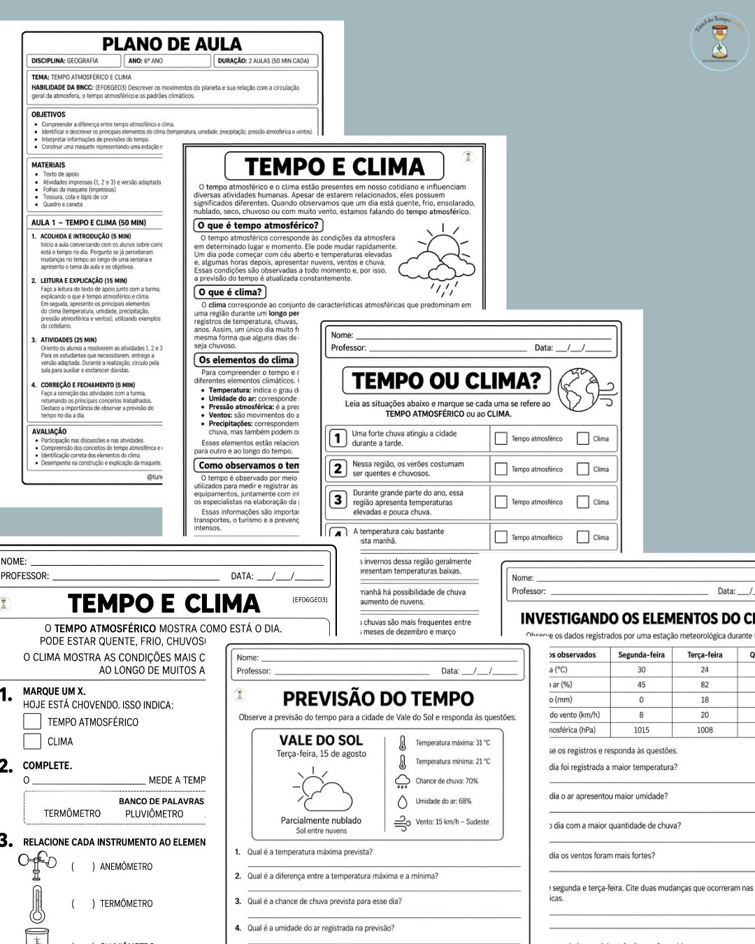 Estação Meteorológica – Kit Tempo e Clima - Imagem 3